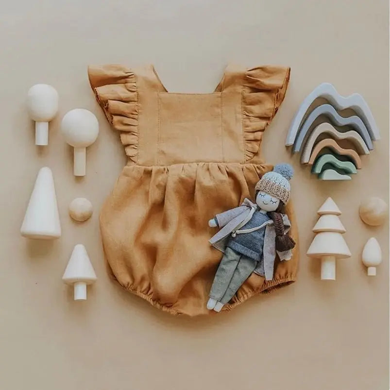 Vintage Linen Cotton Children’s Clothing – Stylish, Breathable, and Comfortable Outfits for Babies