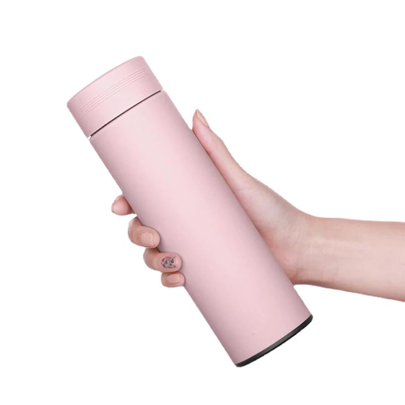 500ml Smart Stainless Steel Thermos | Temperature Display Leakproof Flask | Ideal Gift for Christmas