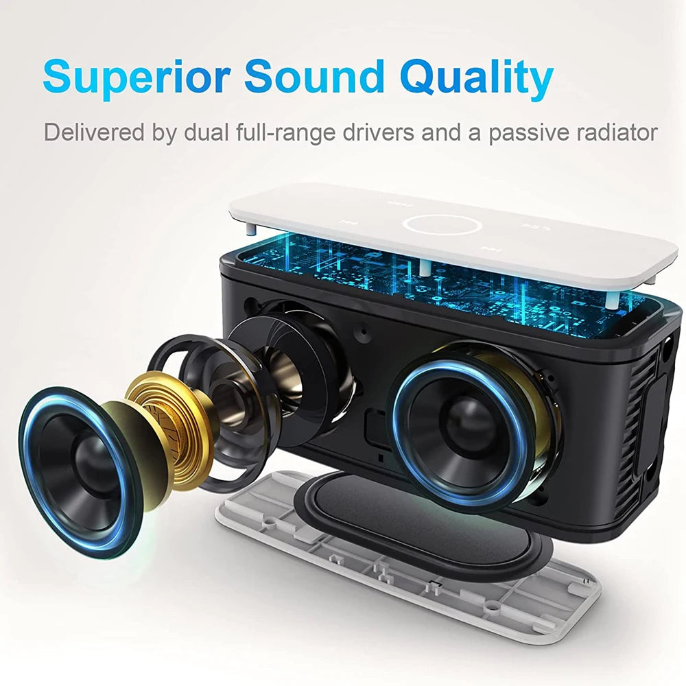 Portable Wireless Bluetooth Speaker Soundbox Touch Control Stereo Sound Box Bass Subwoofer Loudspeaker AUX for Computer